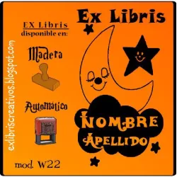 ExLibris Luna soñando