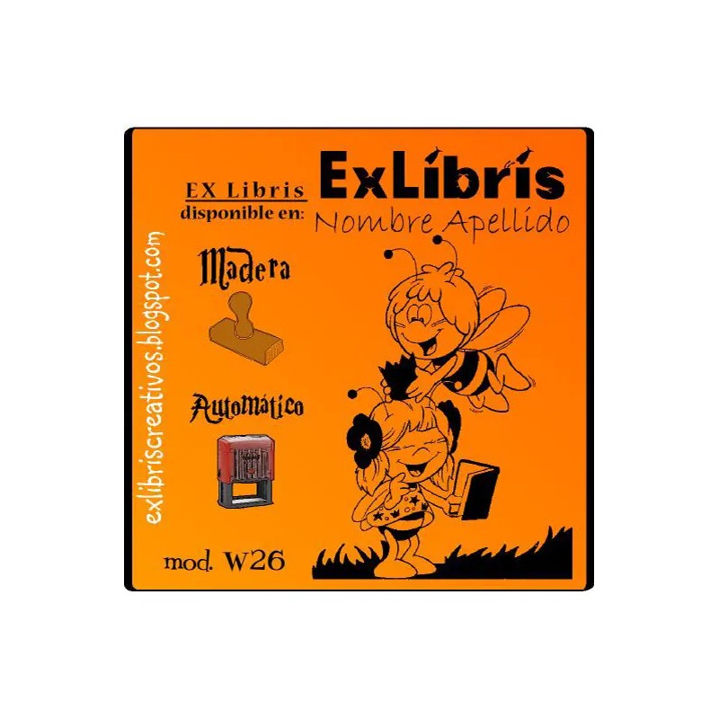 ExLibris Abeja Maya