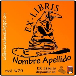 ExLibris Sombrero Harry Potter