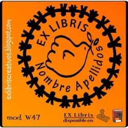 ExLibris Paloma de la Paz