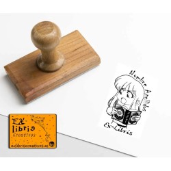 ExLibris Niña con libro