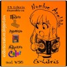 ExLibris Niña con libro