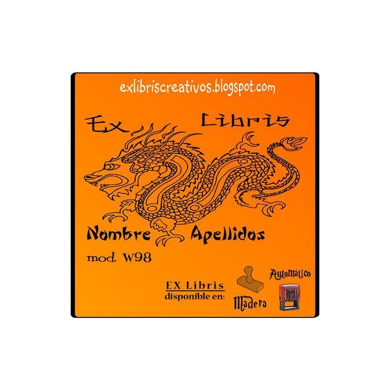 ExLibris Dragón chino