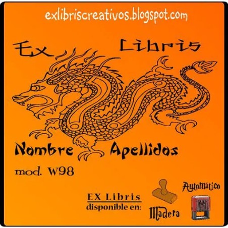 ExLibris Dragón chino