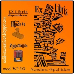 ExLibris Montaña de Libros