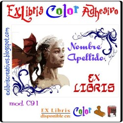 ExLibris Daenerys dragón