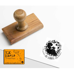 ExLibris Chica leyendo